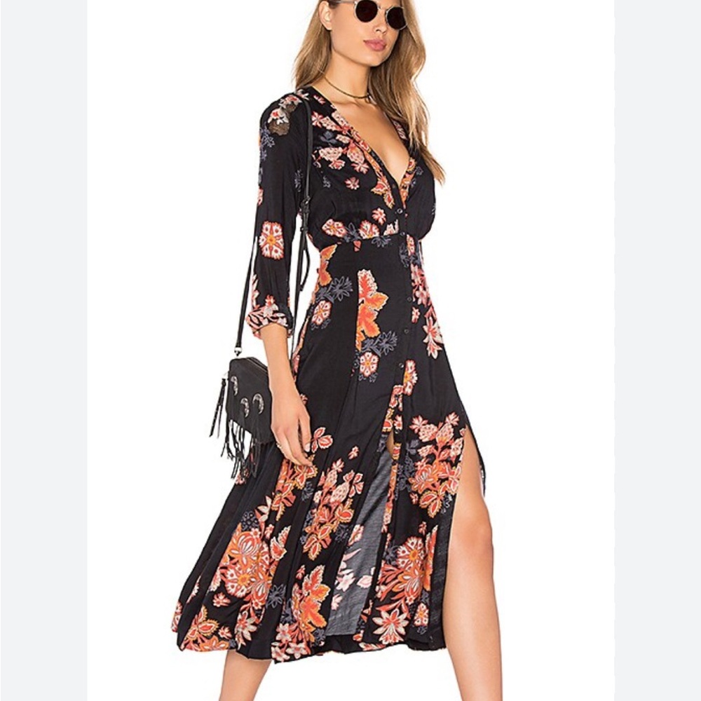 Free People Miranda Midi Dress